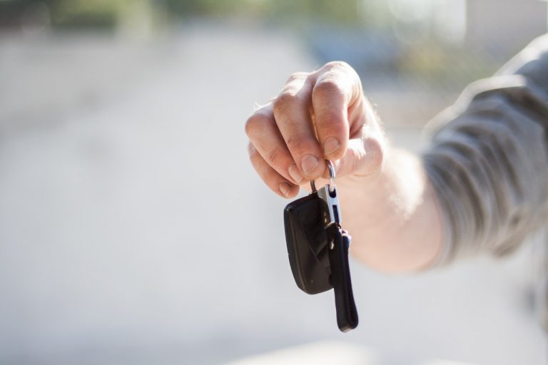 handing car keys