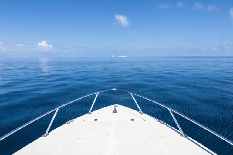 boat in the ocean